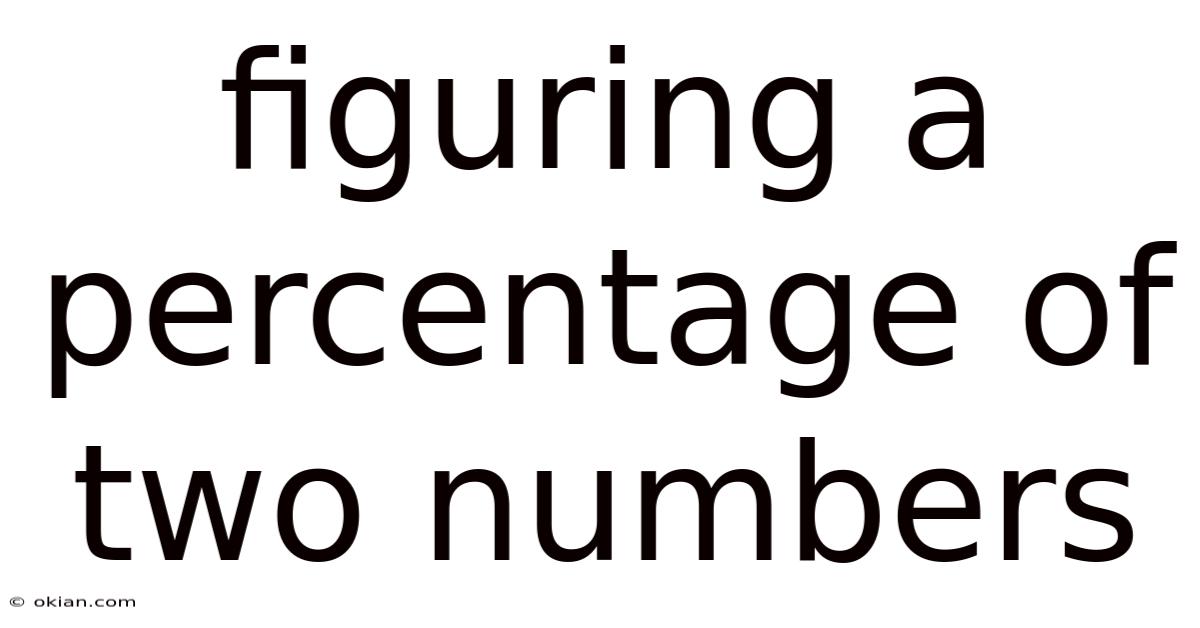 Figuring A Percentage Of Two Numbers