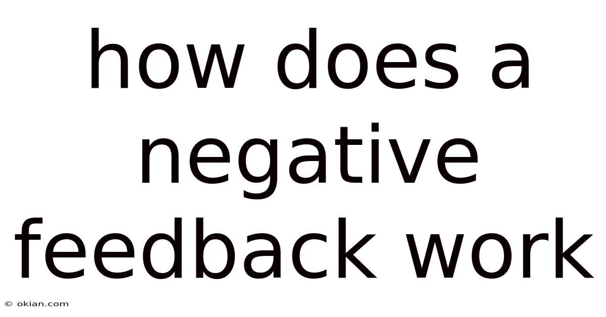How Does A Negative Feedback Work