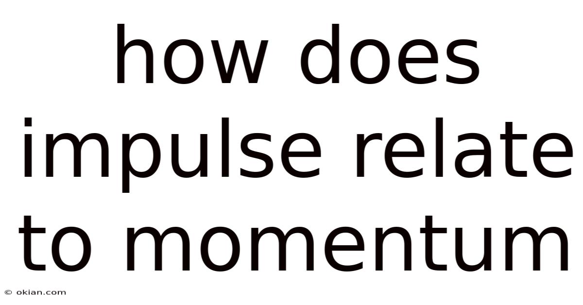 How Does Impulse Relate To Momentum