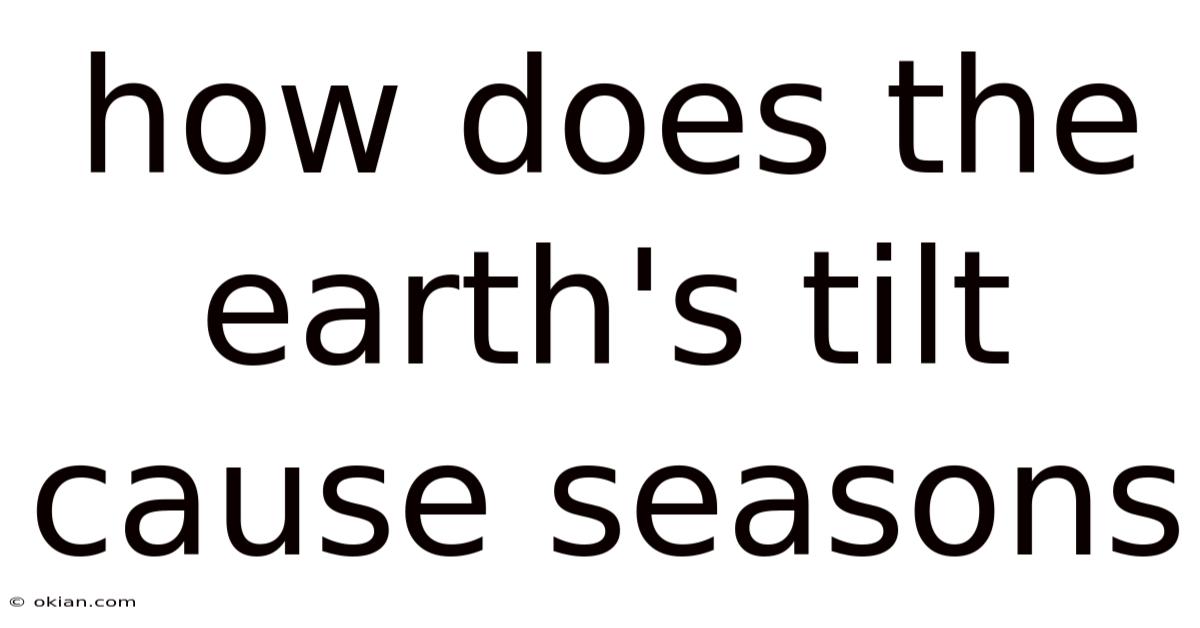How Does The Earth's Tilt Cause Seasons