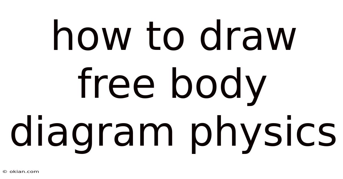 How To Draw Free Body Diagram Physics