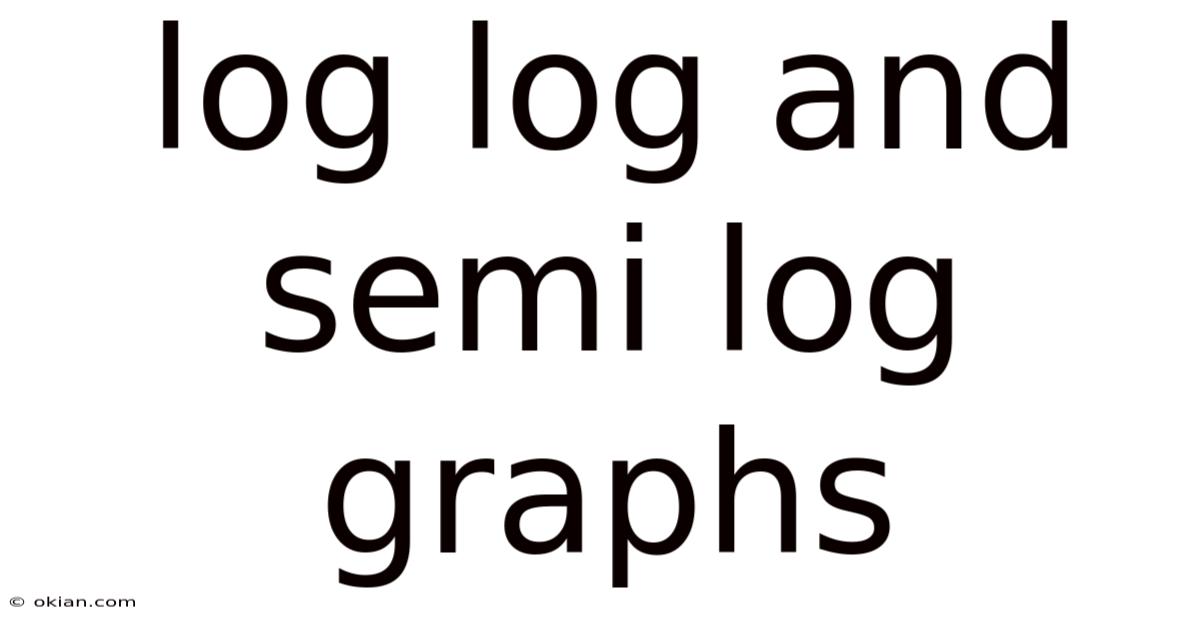 Log Log And Semi Log Graphs