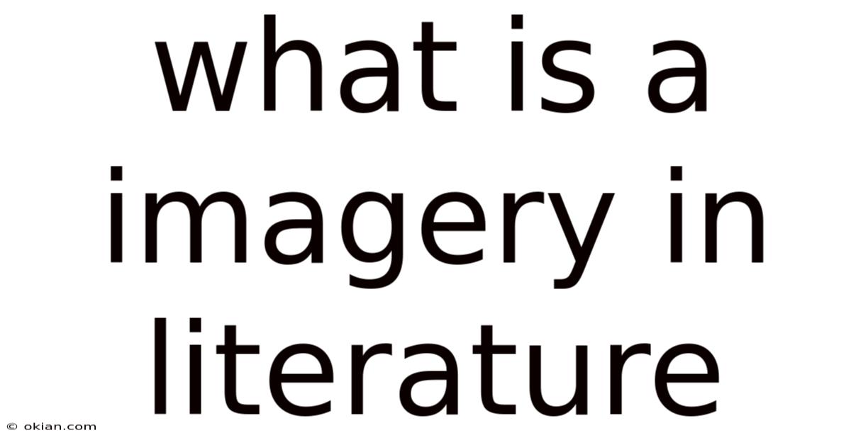 What Is A Imagery In Literature