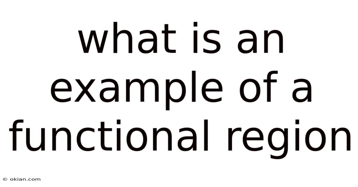 What Is An Example Of A Functional Region