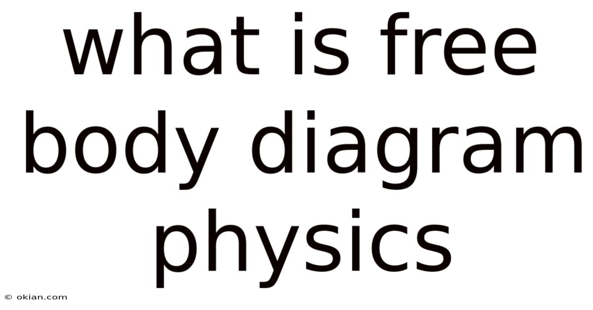 What Is Free Body Diagram Physics
