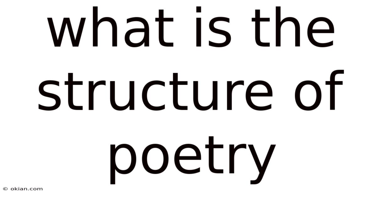 What Is The Structure Of Poetry
