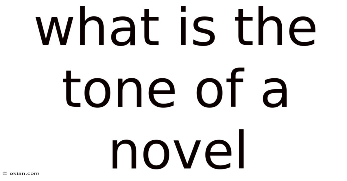What Is The Tone Of A Novel