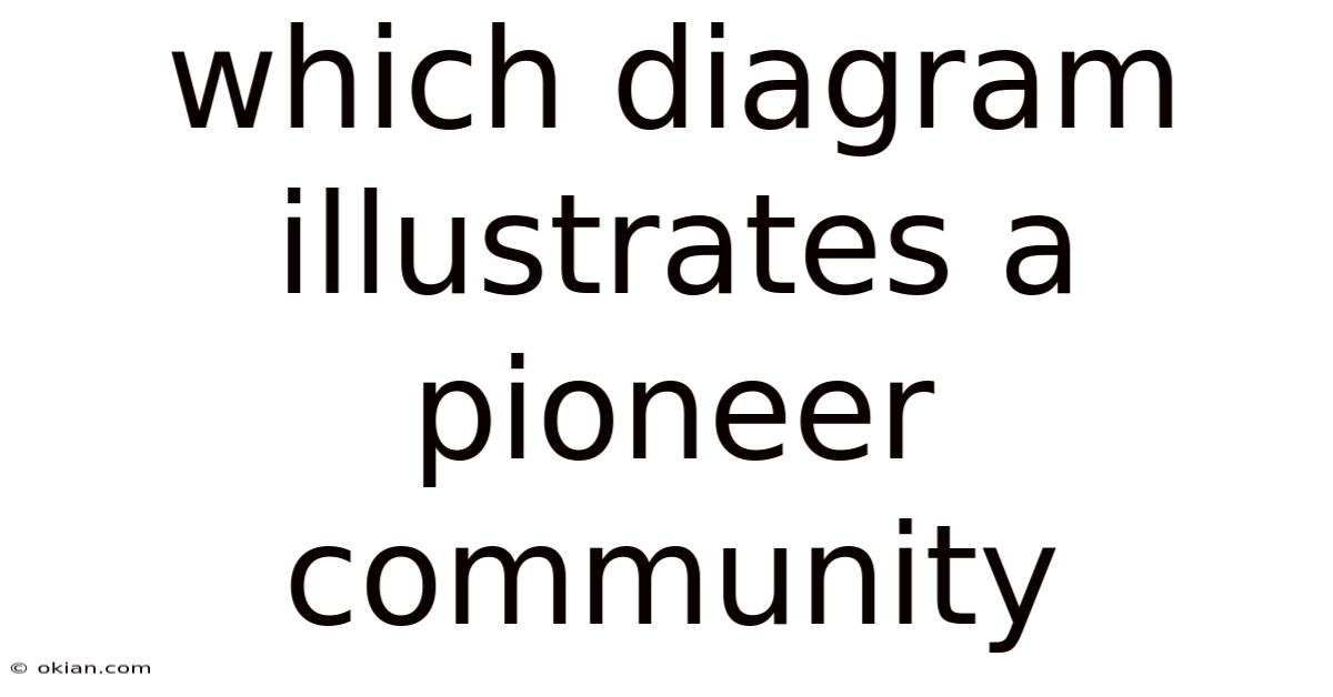 Which Diagram Illustrates A Pioneer Community